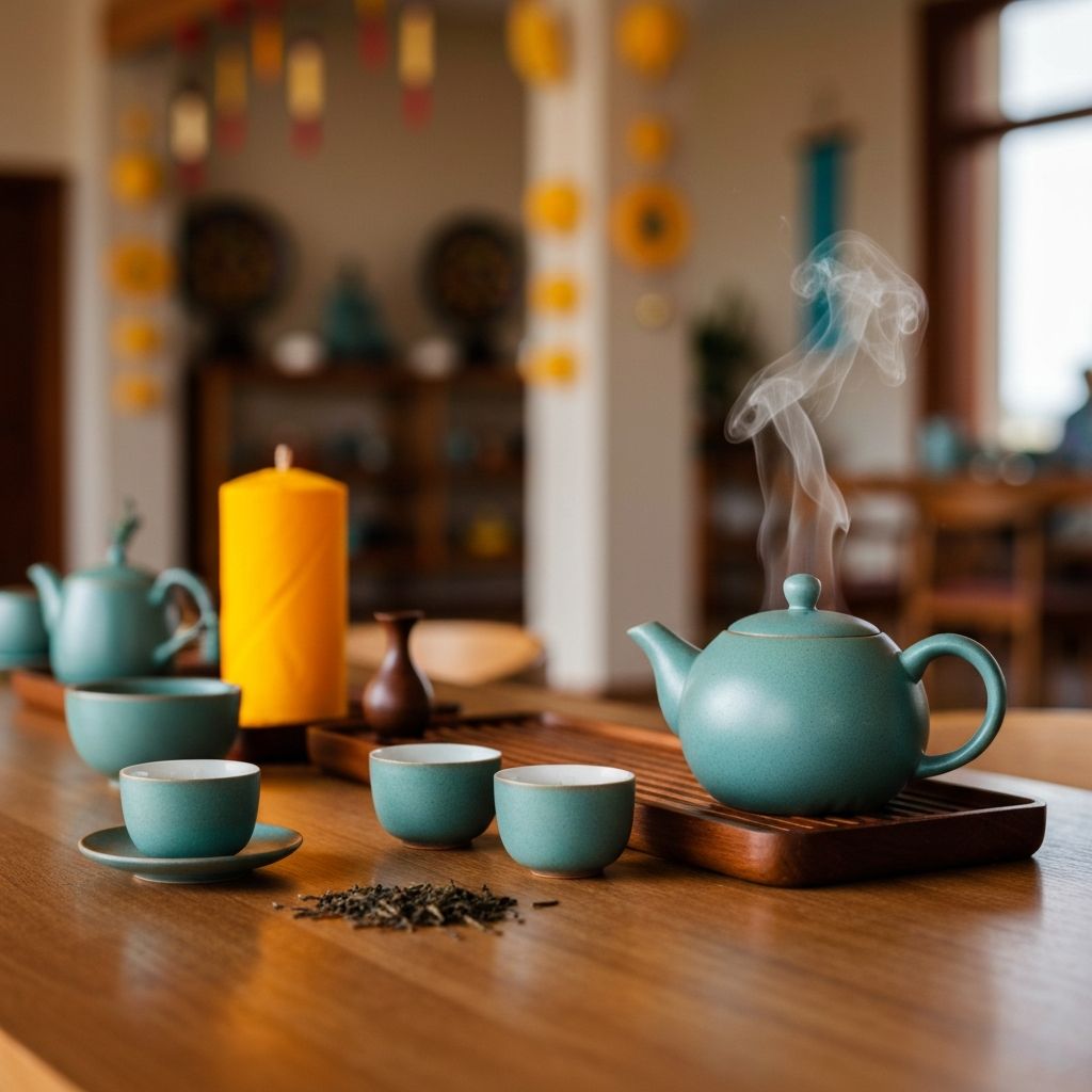 Tea ceremony atmosphere